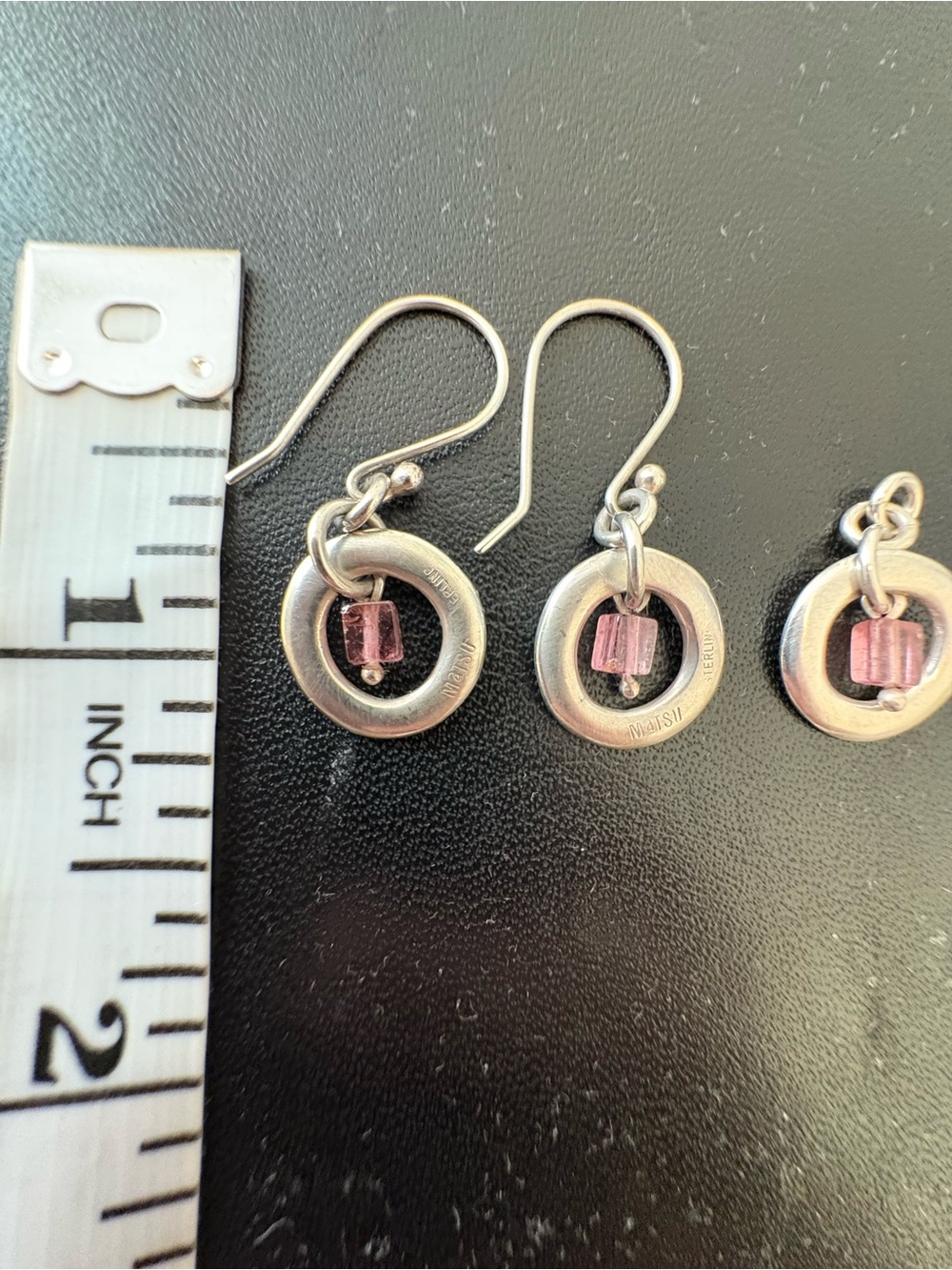 Vintage Hilary Druxman Sterling Earrings and pendant for a necklace